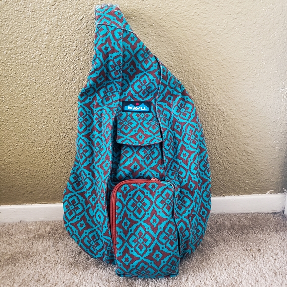 Kavu Handbags - Kavu Southwestern Rope Sling Backpack